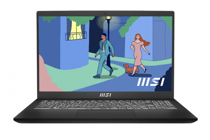 MSI Modern 15 B12MO-686PL Laptop 39.6 cm (15.6") Full HD Intel® Core™ i7 i7-1255U 16 GB DDR4-SDRAM 512 GB SSD Wi-Fi 6 (802.11ax) Windows 11 Home Black