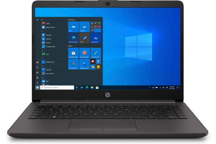 HP 240 G8 DDR4-SDRAM Notebook 35.6 cm (14") 1920 x 1080 px 10th Gen Intel® Core™ i3 4 GB 512 GB SSD Wi-Fi 5 (802.11ac) Windows 10 Home Dark Ash Silver