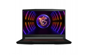 MSI Gaming GF63 12VE-665XPL Thin Laptop 39.6 cm (15.6") Full HD Intel® Core™ i5 i5-12450H 16 GB DDR4-SDRAM 512 GB SSD NVIDIA GeForce RTX 4050 Wi-Fi 6 (802.11ax) Black